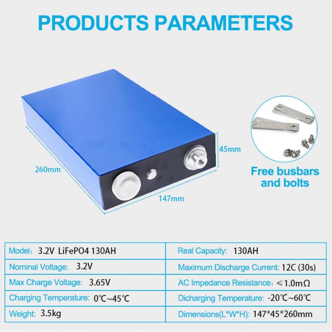 UN38.3 Gói pin Lithium Ion tùy chỉnh 3.2v280ah Pin Lithium Ion Lifepo4 1