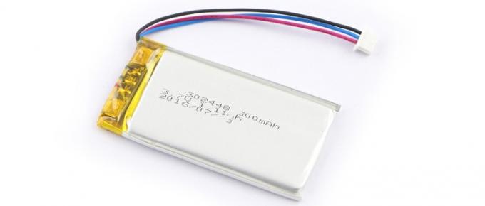 302448 3.7 V 300mah Lithium Polymer có thể sạc lại Pin tai nghe Bluetooth 0