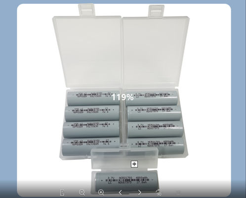 21 * 70mm Pin đèn pin có thể sạc lại 21700 3.7 V Li Ion Pin 4800 mah