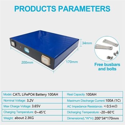 UN38.3 Gói pin Lithium Ion tùy chỉnh 3.2v280ah Pin Lithium Ion Lifepo4