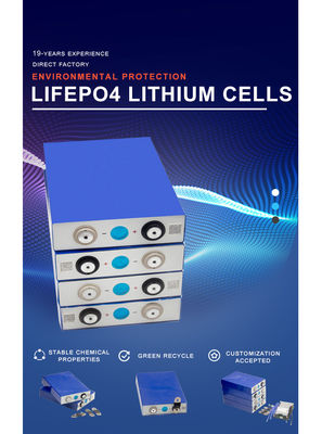 ce rohs phê duyệt 3.2 V 100ah Lifepo4 Pin Cell / pin xe hơi lfp