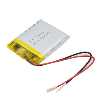 Pin Lithium Ion Polymer 0.2C 3.7v 1200mah