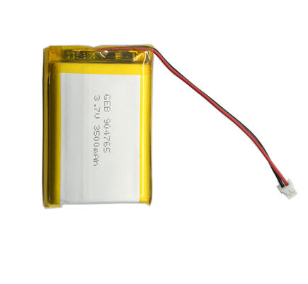 pin lipo 904765 li-polymer 3.7v 3500mAh có thể sạc lại với đầu nối