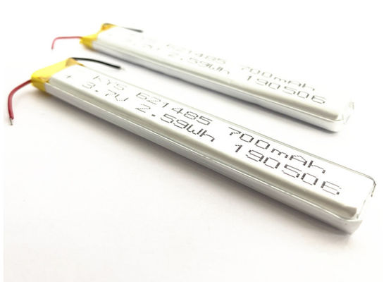 621485 601585 651485 3.7v (3.8v) 700mah Pin Lithium-Ion Polymer cho đèn Led dải