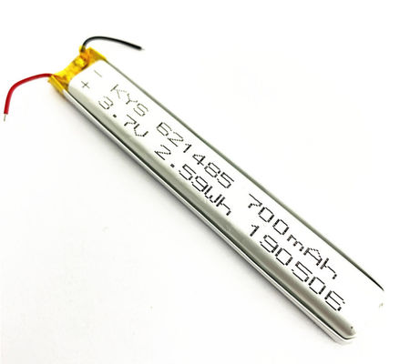 621485 601585 651485 3.7v (3.8v) 700mah Pin Lithium-Ion Polymer cho đèn Led dải