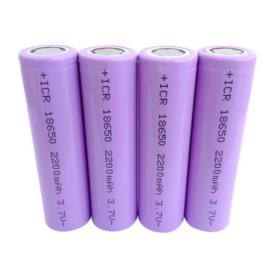 1800mAh 2200mah 2400mah 2600mah 3.7 V 18650 Pin Lithium có thể sạc lại 1C