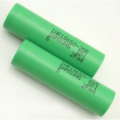 20A 3.6 V 2500mah Pin 18650 Lithium có thể sạc lại INR18650-25R được bảo vệ