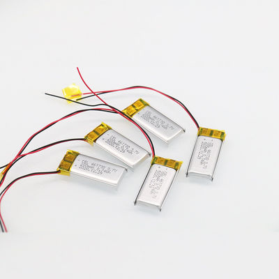 Rechargeable custom 5mm 3.7v 200mah li-ion polymer battery /li-po battery with UL CE
