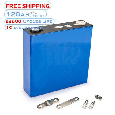 Chu kỳ sâu 3.2 V 120Ah Pin Lithium LiFePo4 cho bảng điều khiển năng lượng mặt trời
