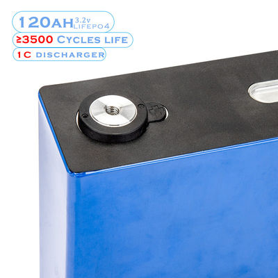 Chu kỳ sâu 3.2 V 120Ah Pin Lithium LiFePo4 cho bảng điều khiển năng lượng mặt trời