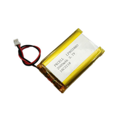 Pin Lithium Ion nhiệt độ cao 5mm Pin Lipo 3.7 V 200mah với UL CE