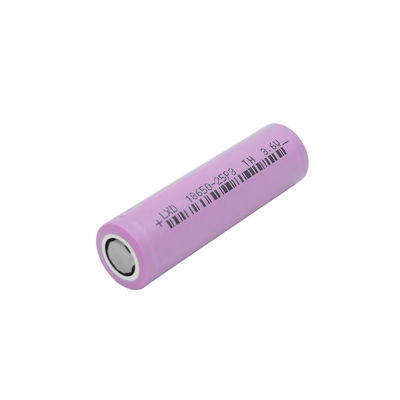 Pin Lithium Ion 3C Tối đa 3.6v 2500mah 18650 Tế bào hình trụ Lithium