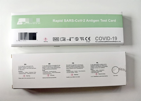 Thẻ kiểm tra kháng nguyên SARS-CoV-2 nhanh chóng (Tự kiểm tra), Bộ dụng cụ kiểm tra nhanh, dễ sử dụng